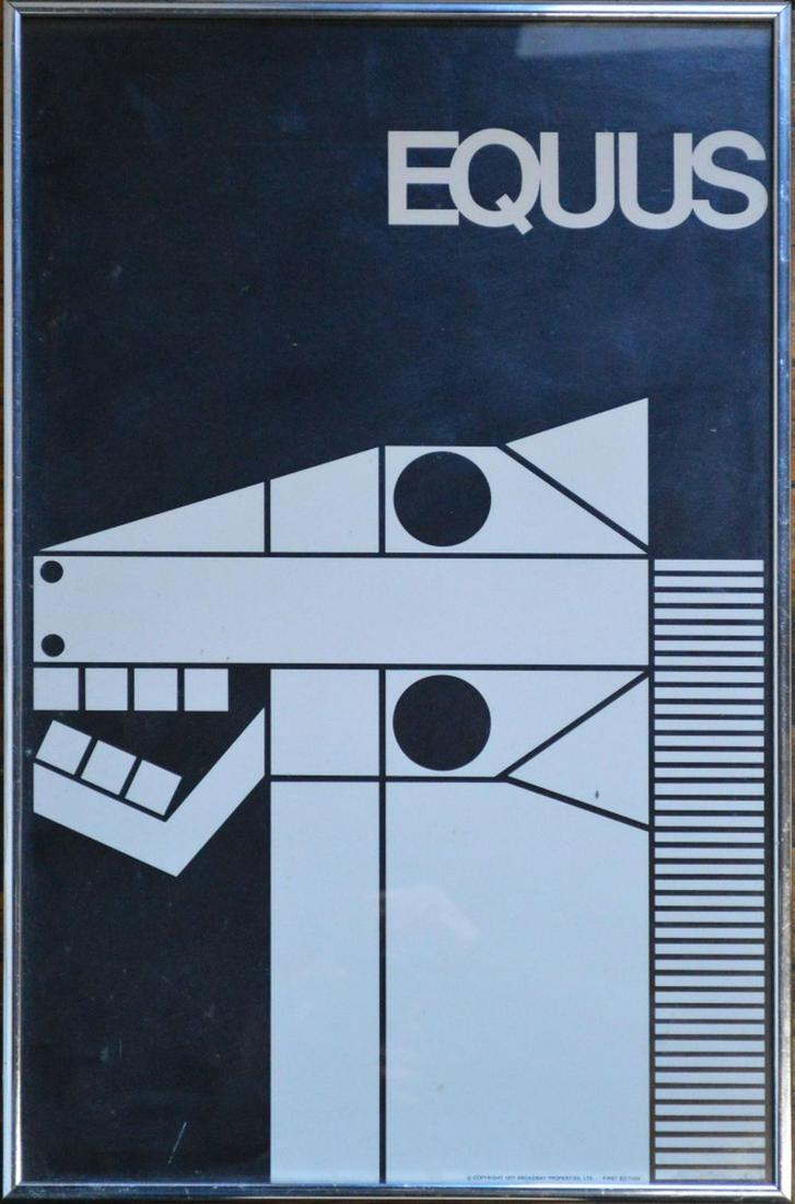 EQUUS LOBBY POSTER CARD BY GILBERT LESSER (1 of 4)