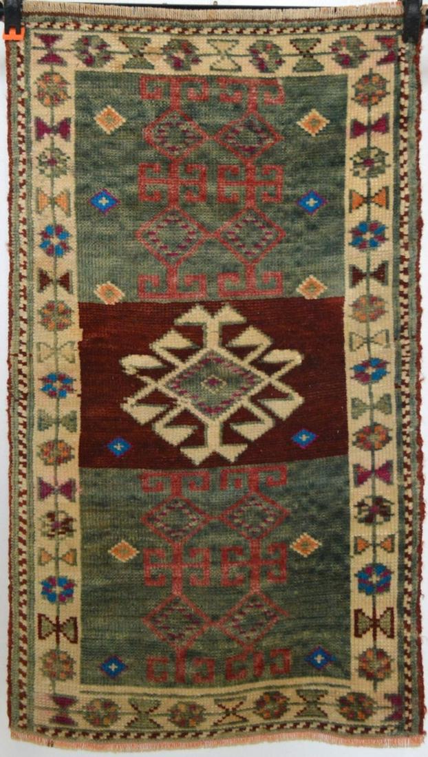 ANTIQUE ANATOLIAN YASTIK RUG CARPET (1 of 5)