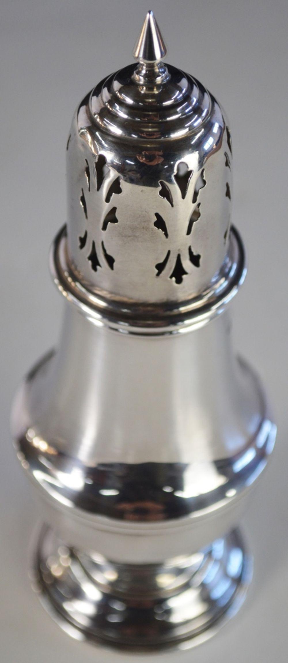 ANTIQUE ENGLISH STERLING SILVER SUGAR SHAKER (1 of 2)