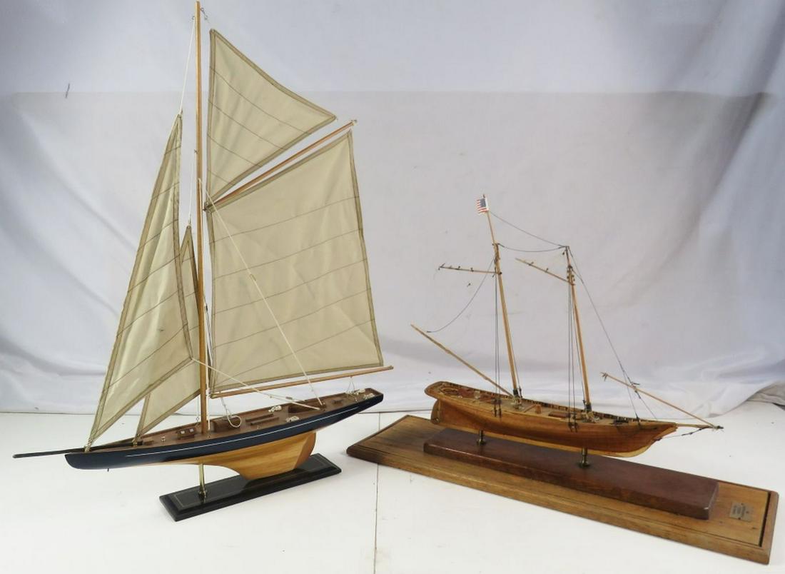 2 VINTAGE MODEL BOATS / SAILBOATS (1 of 9)