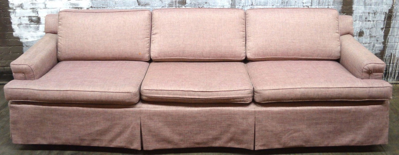 LARGE CUSTOM UPHOLSTERED SOFA COUCH (1 of 8)