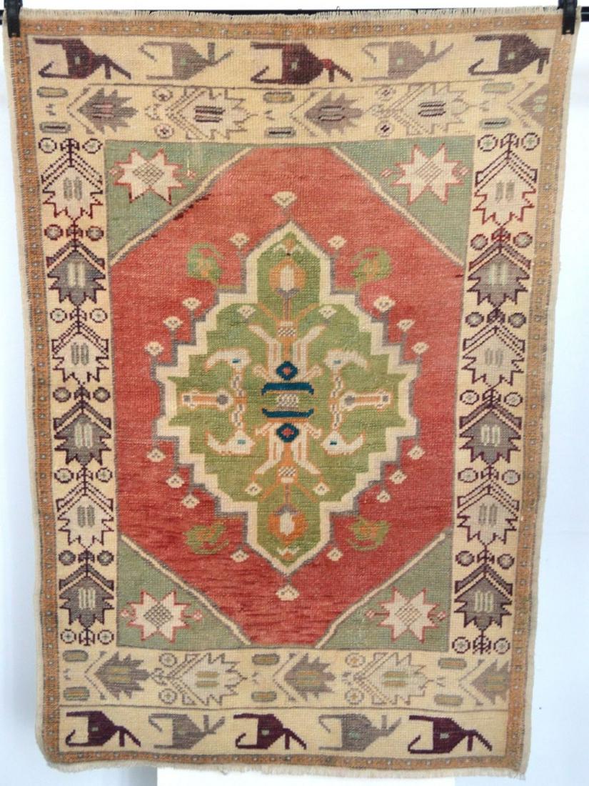 VINTAGE ANATOLIAN SMALL CARPET / RUG (1 of 7)