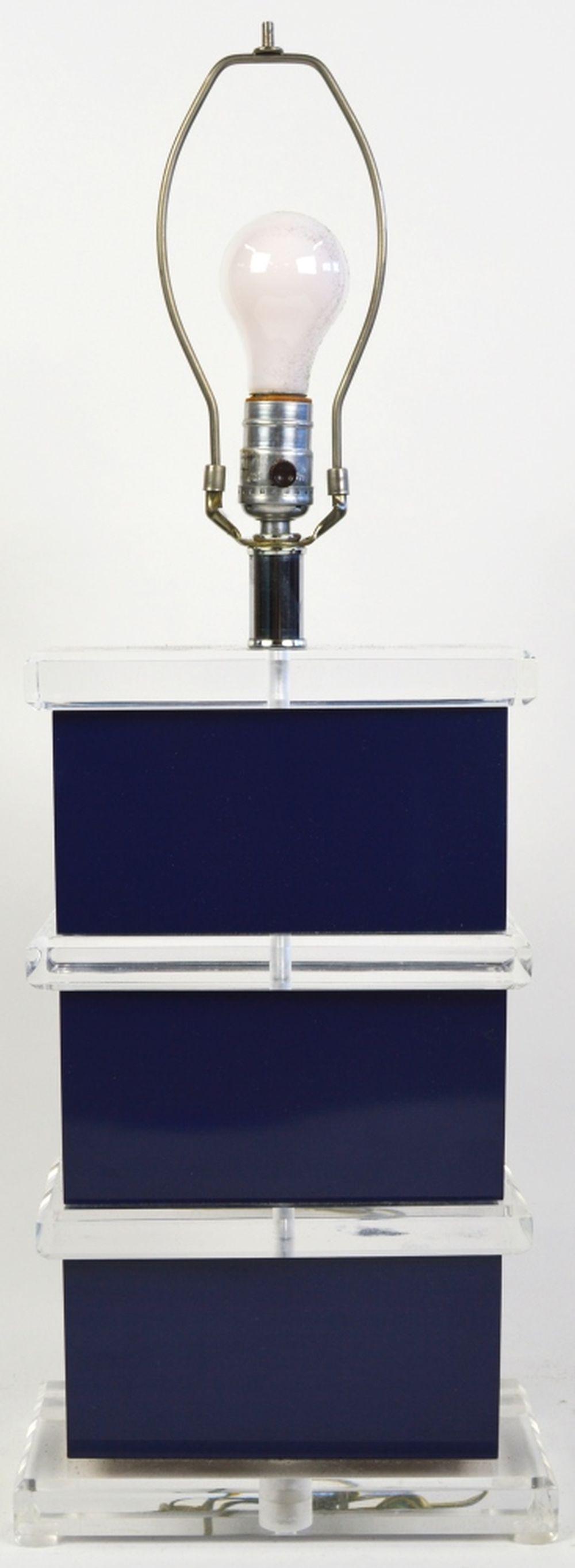 MCM STYLE LUCITE LAMP (1 of 5)