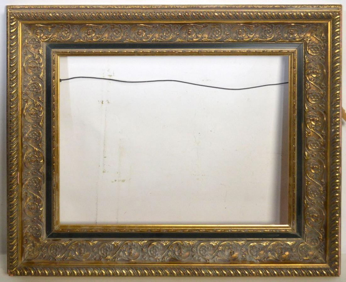 FLORENTINE STYLE GILT & EBONIZED PAINTING FRAME (1 of 4)