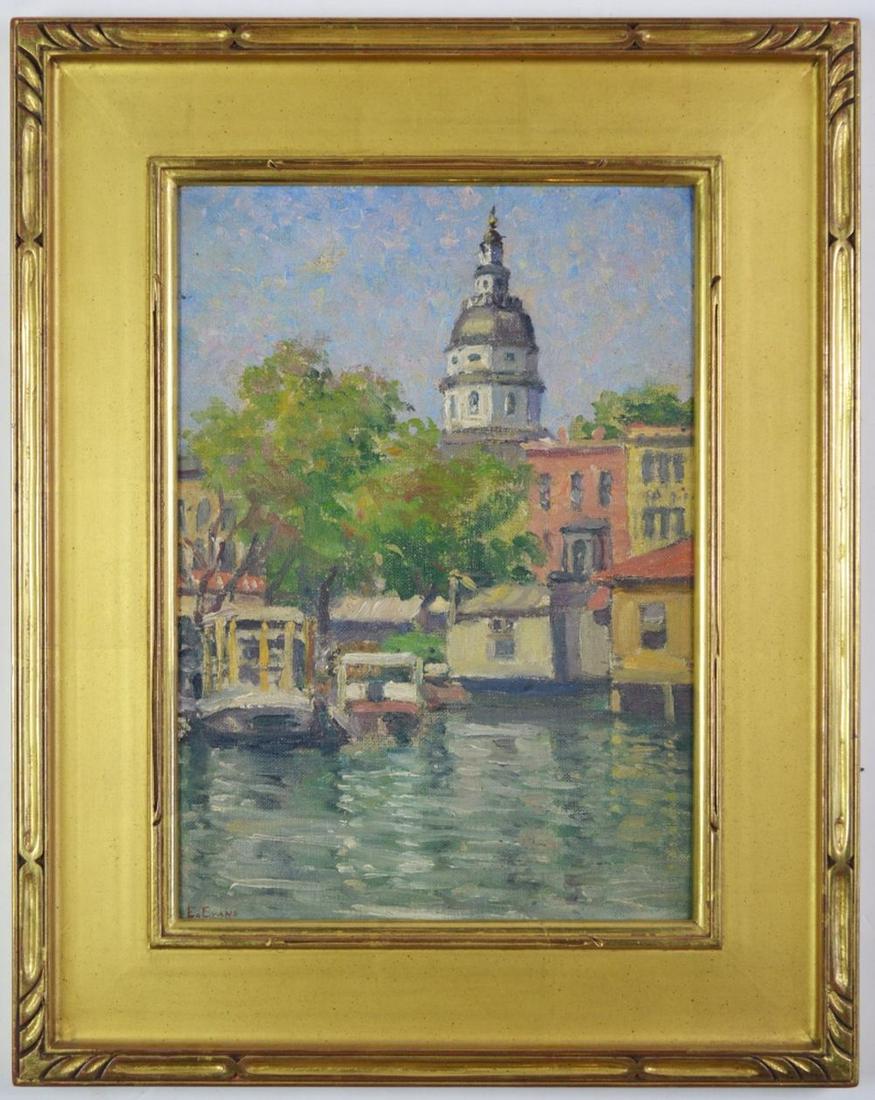 AMERICAN IMPRESSIONIST SCHOOL PAINTING SIGNED (1 of 8)