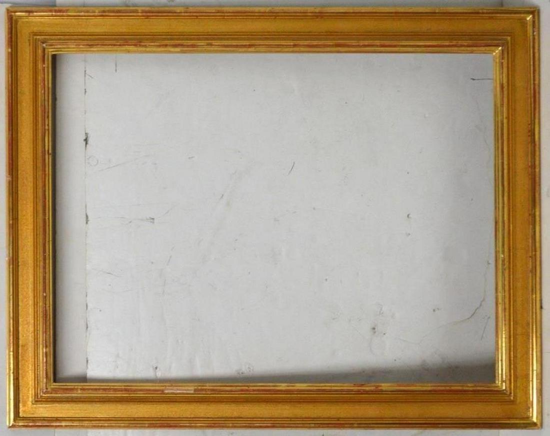 VINTAGE GILT IMPRESSIONIST PAINTING FRAME: A vintage gilt Impressionist painting frame. Measures: 36 1/2" x 28 1/4" Rabbet: 30 1/2" x 22 1/2"