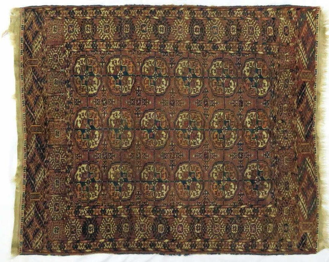 ANTIQUE TEKKE TURKMEN RUG CARPET (1 of 12)