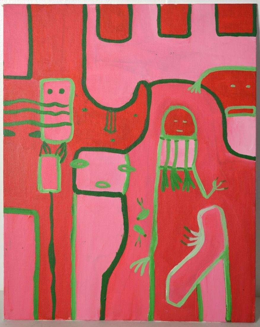 LOUISE ABRAMS ABSTRACT PAINTINGS (1 of 4)