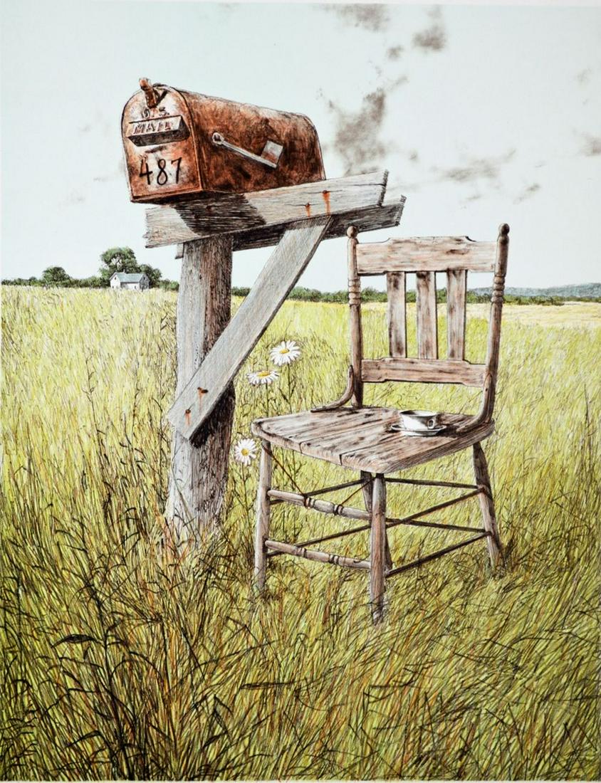 GERALD LUBECK (NJ/VT 1942-2019) LITHOGRAPH SIGNED (1 of 11)