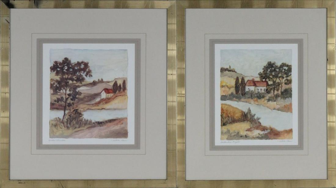 PAIR CHARLENE WINTERLE OLSON SIGNED LITHOGRAPHS (1 of 17)