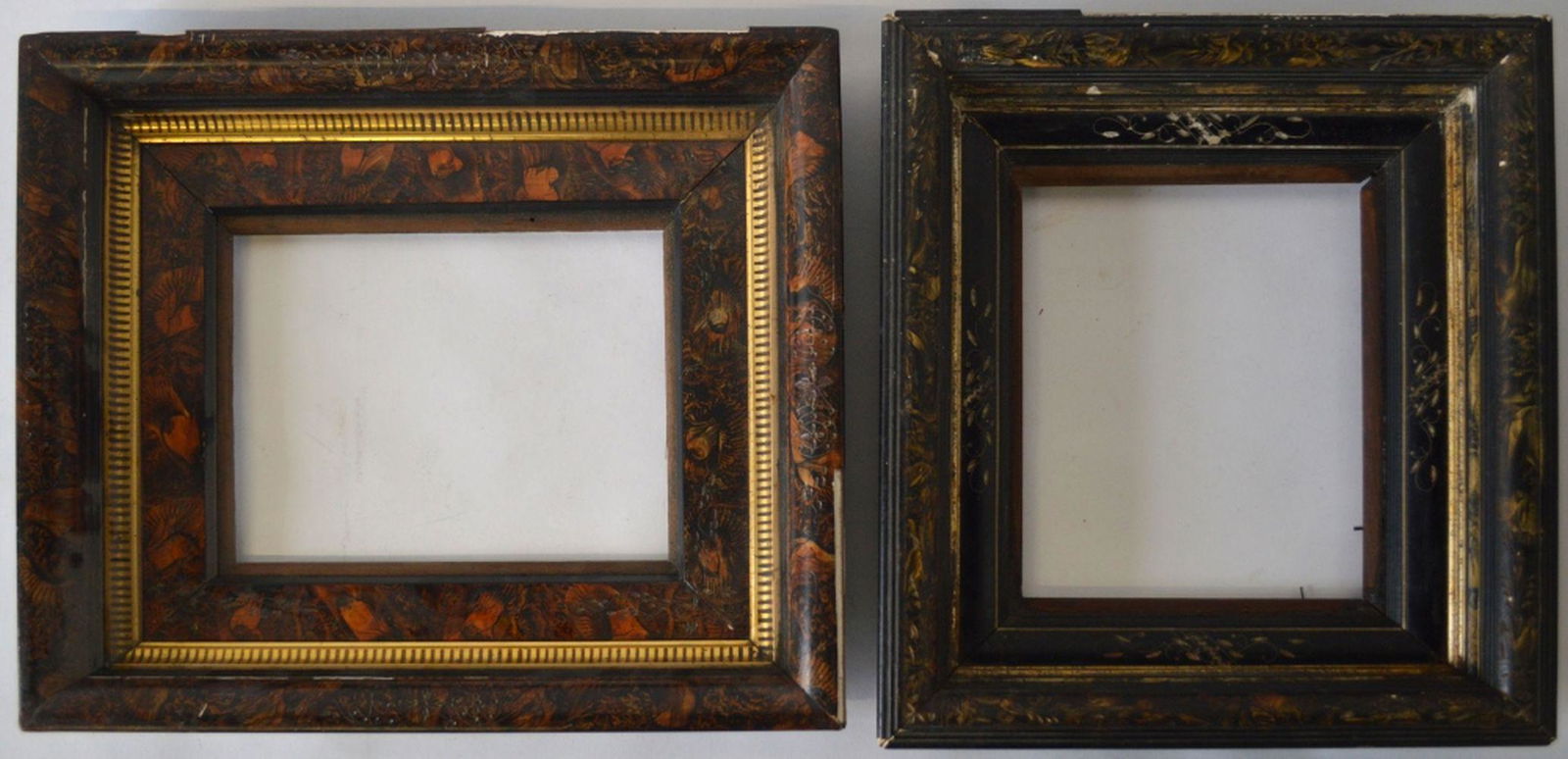 LOT 2 VICTORIAN CARVED AND PAINTED FRAMES (1 of 10)