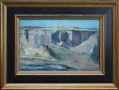 ALBERT LOREY GROLL WESTERN PAINTING SIGNED