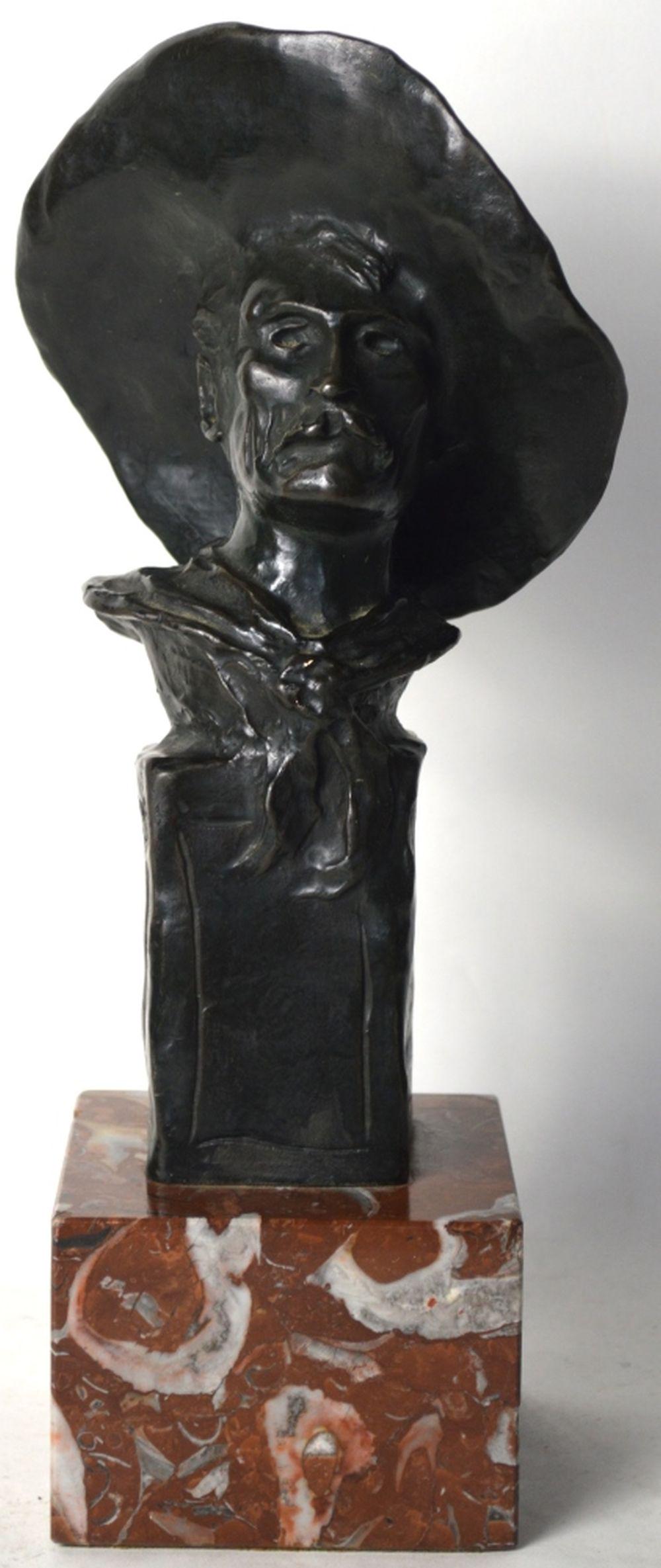 FREDERIC REMINGTON (AFTER) BRONZE SCULPTURE SIGNED (1 of 7)