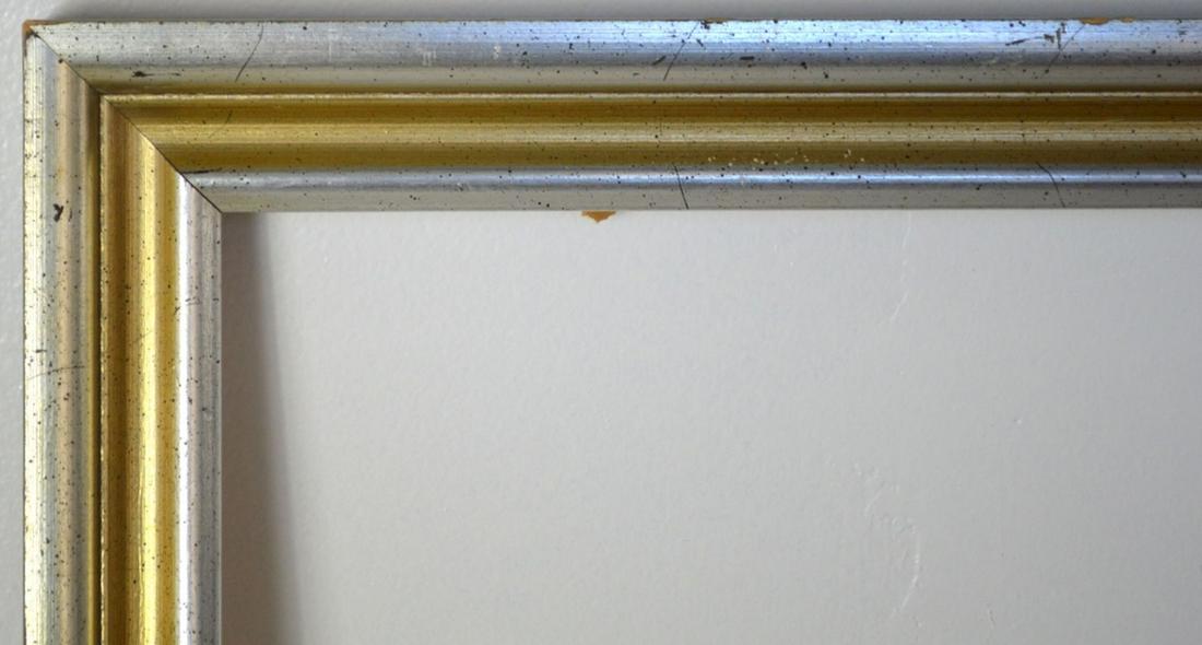 VINTAGE SILVER GOLD GILT PAINTING FRAME (1 of 4)