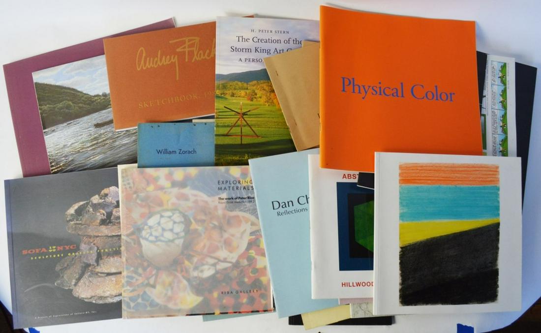 EXHIBITION CATALOGUES CLEVE GRAY MILTON AVERY: A large grouping of exhibition publications. Artists include: Milton Avery, George Bellows, William Zorach, Peter Rice, Jerald Webster, Cleve Gray, and others. Provenance: Collection of Dick Polich, P