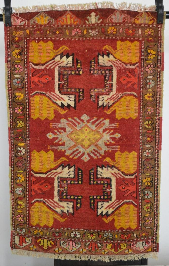 ANTIQUE ANATOLIAN YASTIK / SMALL RUG (1 of 6)