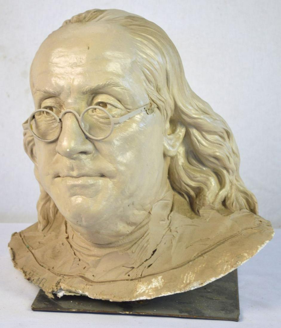 BENJAMIN FRANKLIN SCULPTURE MAQUETTE (1 of 7)