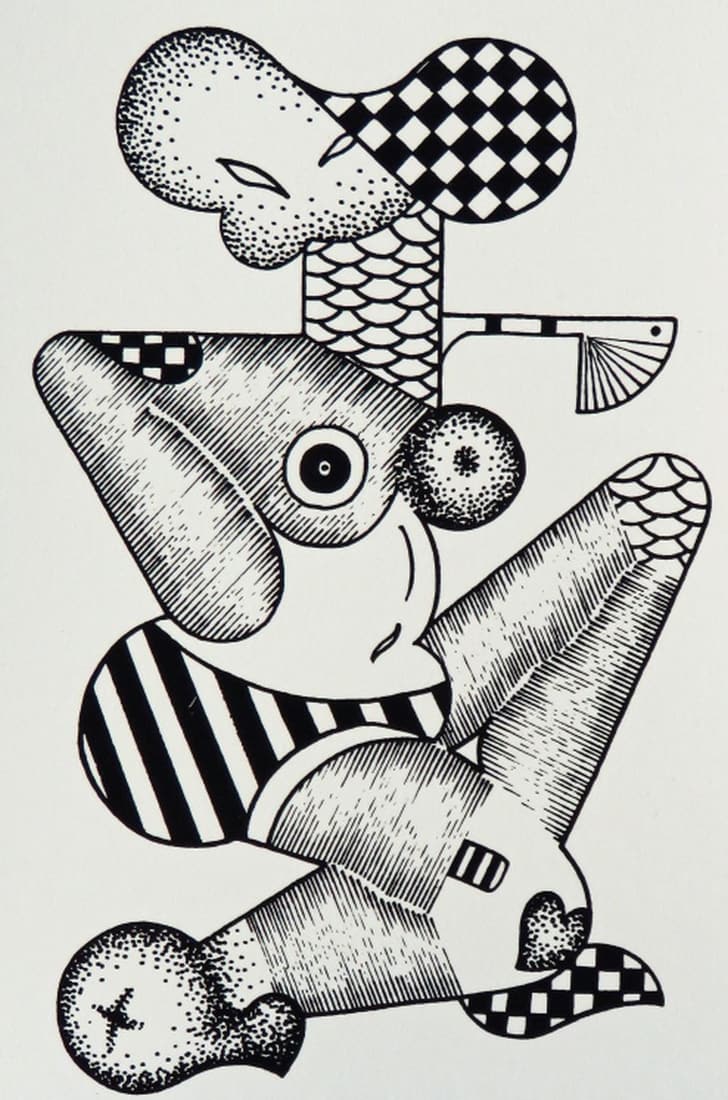 ABSTRACT LITHOGRAPH SIGNED (1 of 6)