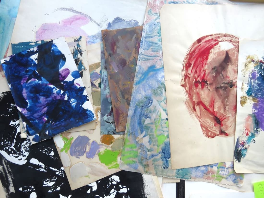 PAINTING PORTFOLIO OF 20+ 1950'S ORIGINAL ABSTRACT (1 of 11)