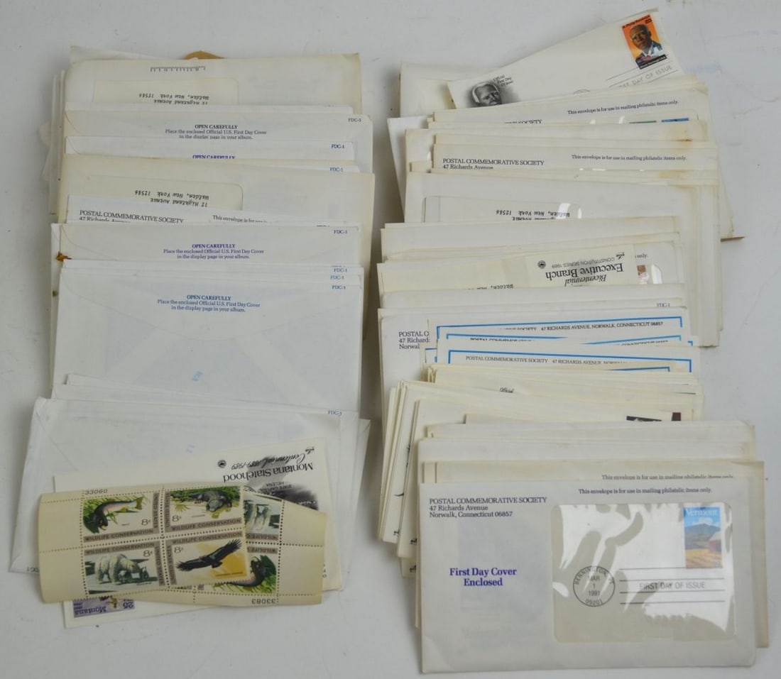 LARGE STAMP LOT FIRST DAY COVERS (1 of 7)