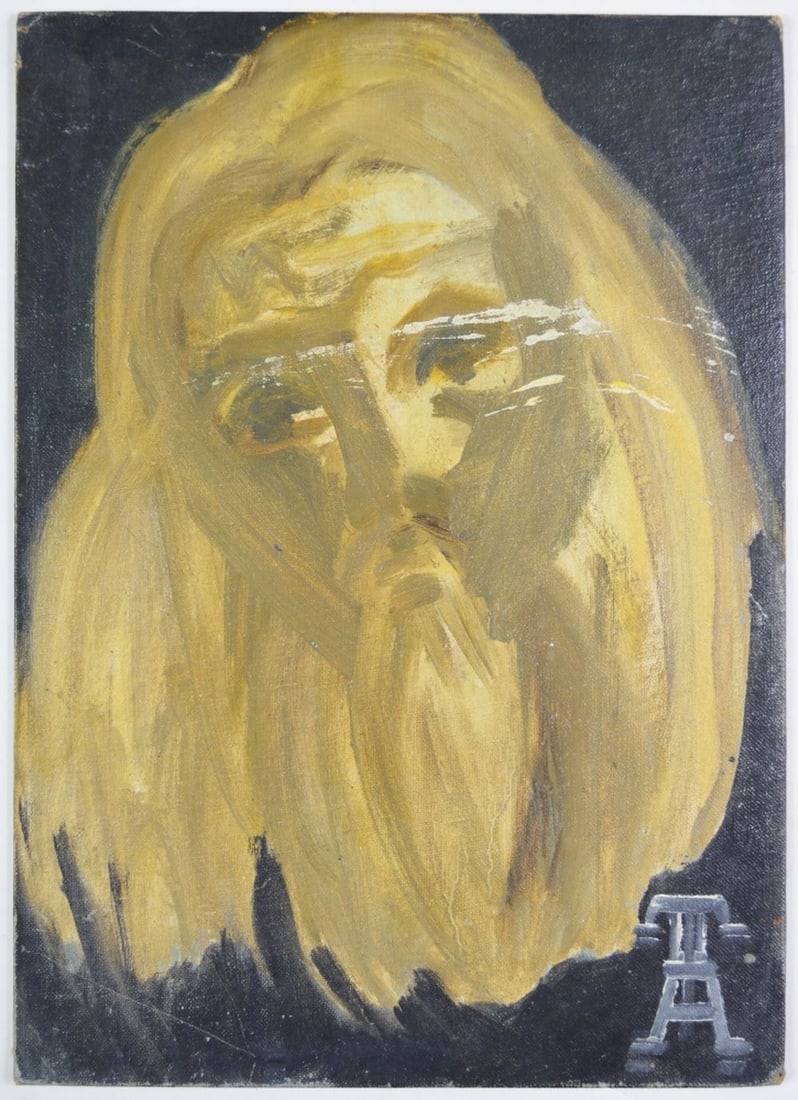 MODERN EXPRESSIONIST PAINTING SIGNED (1 of 4)