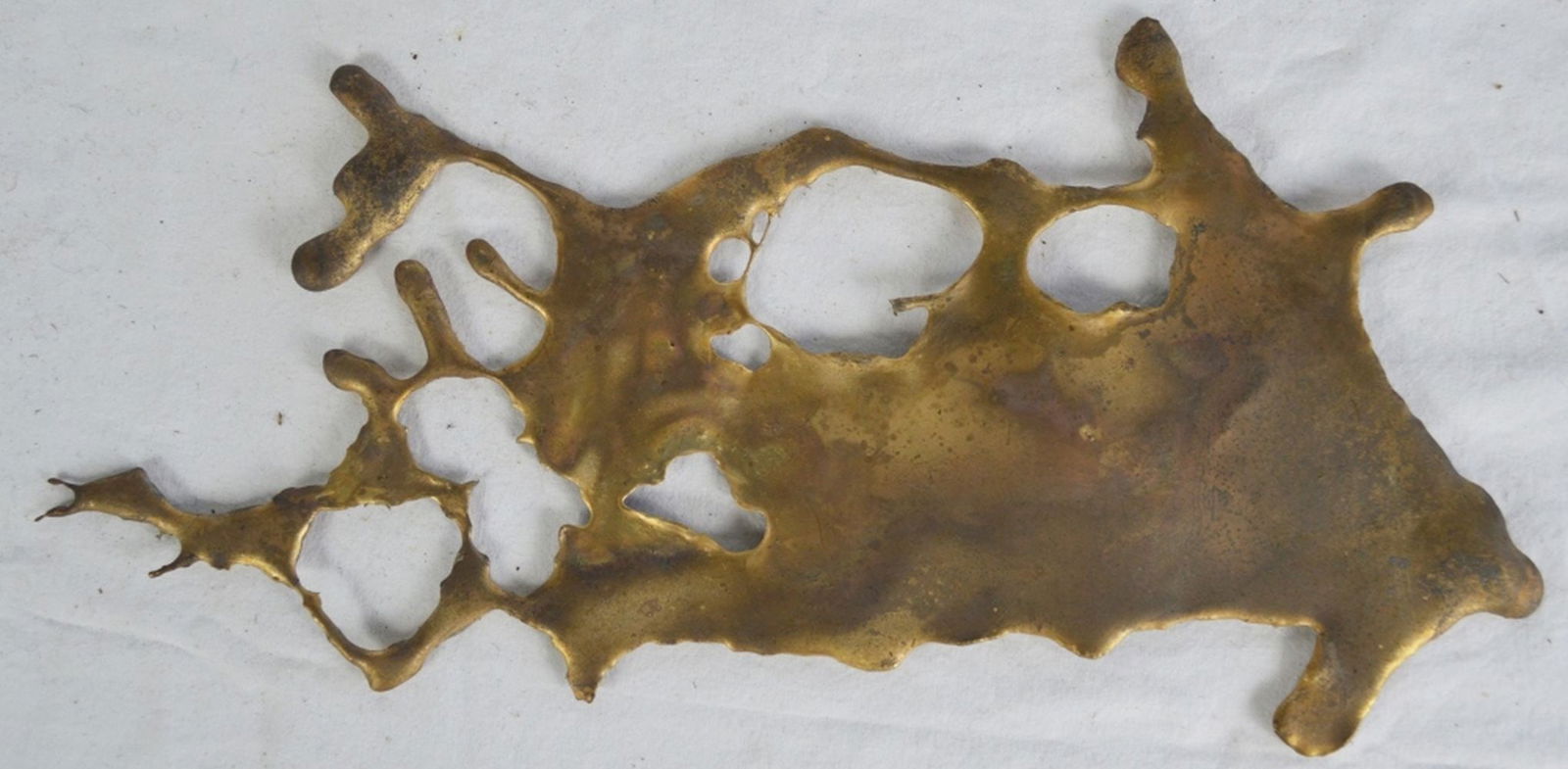 DICK POLICH B. 1932 CAST SPLATTER SCULPTURE (1 of 4)