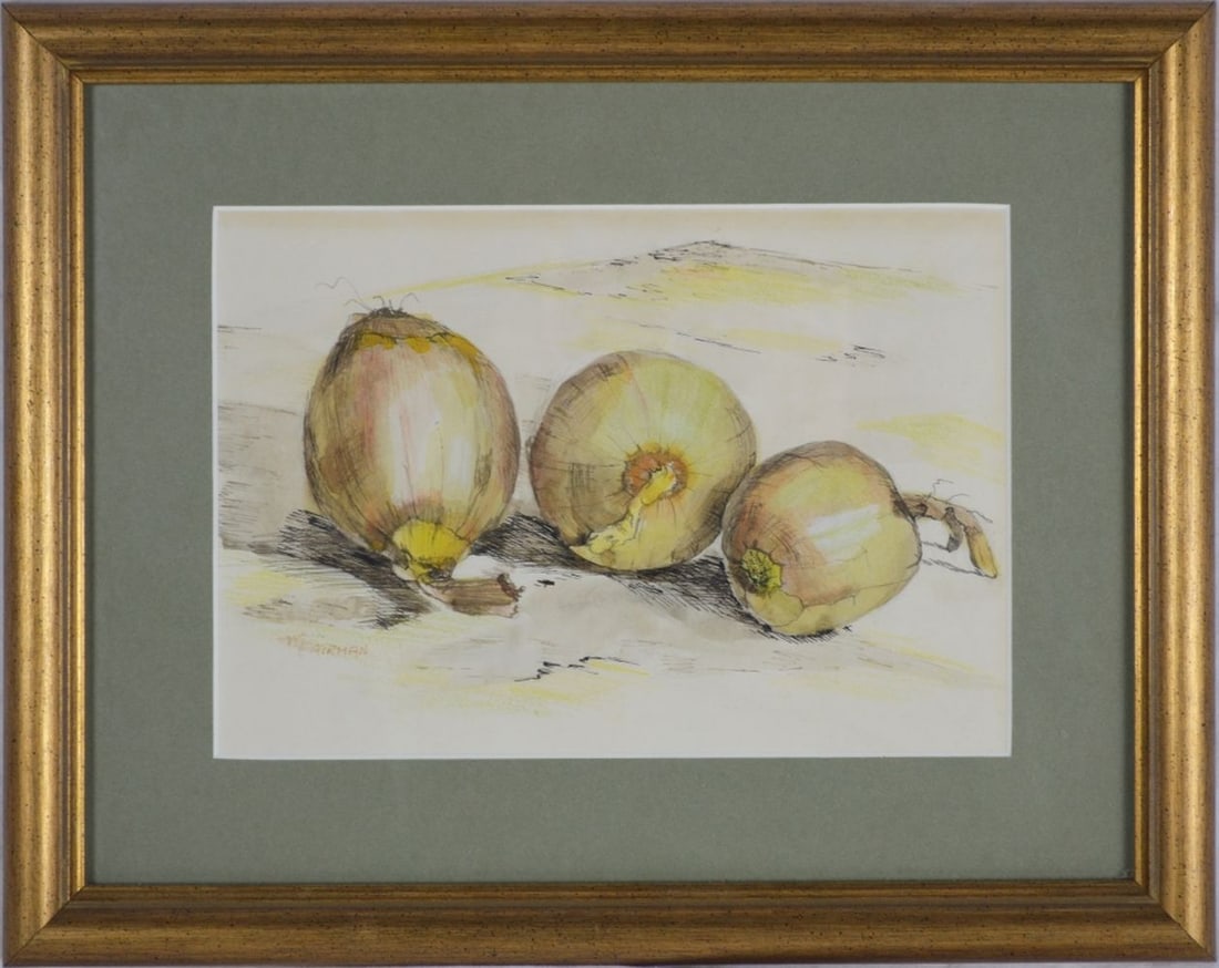 AMERICAN MODERN SCHOOL PAINTING SIGNED (1 of 6)