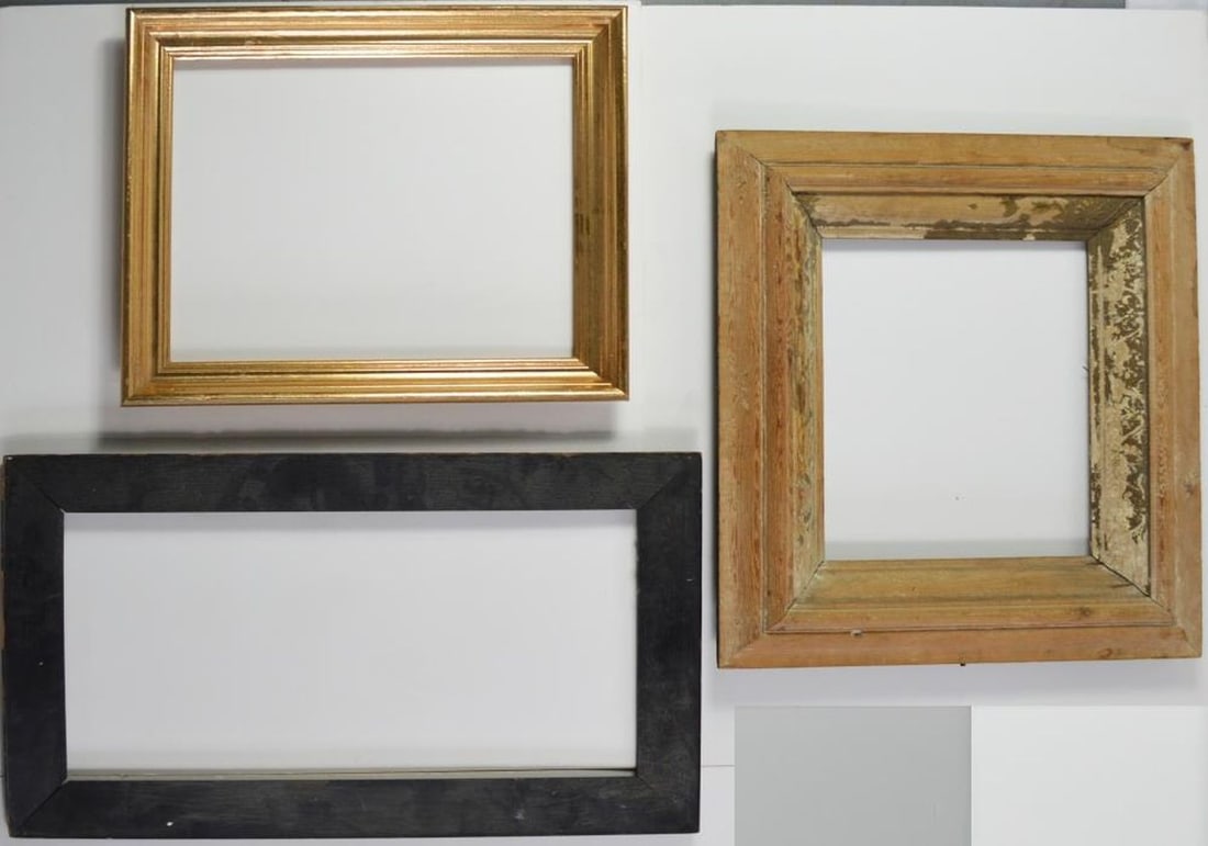 3 VINTAGE / ANTIQUE PAINTING PICTURE FRAMES (1 of 12)