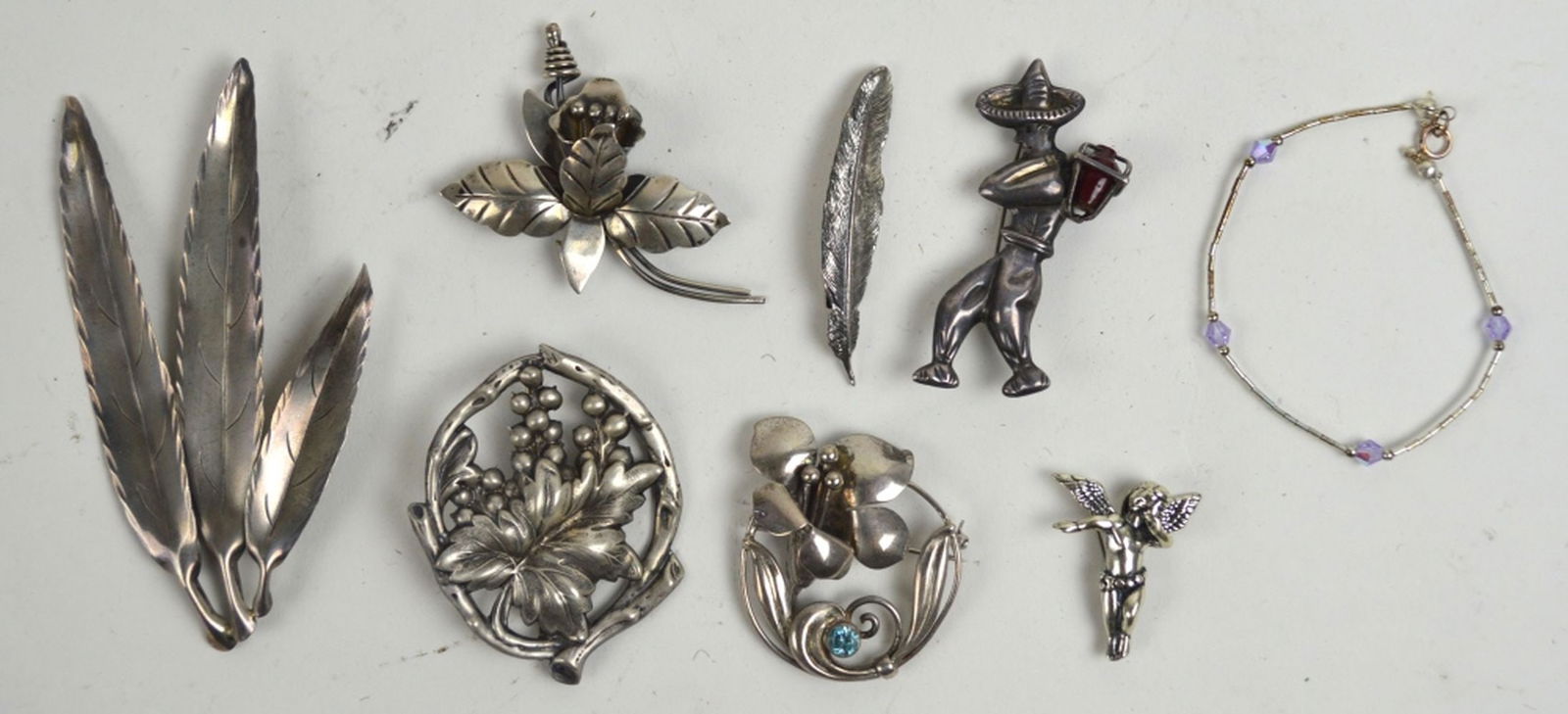 STERLING SILVER JEWELRY LOT DANECRAFT TAXCO NYE (1 of 6)