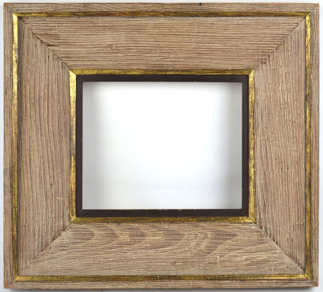MODERNIST WORMY CHESTNUT PAINTING FRAME (1 of 6)