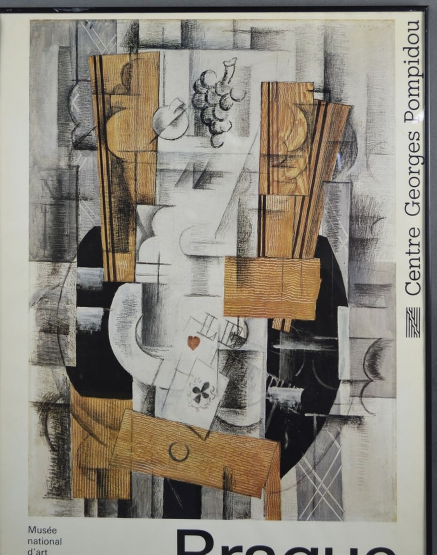 GEORGE BRAQUE 1982 EXHIBITION POSTER FRAMED (1 of 5)