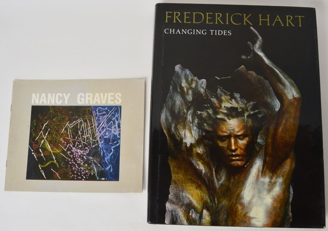 SIGNED NANCY GRAVES & FREDERICK HART CATALOGUES (1 of 10)