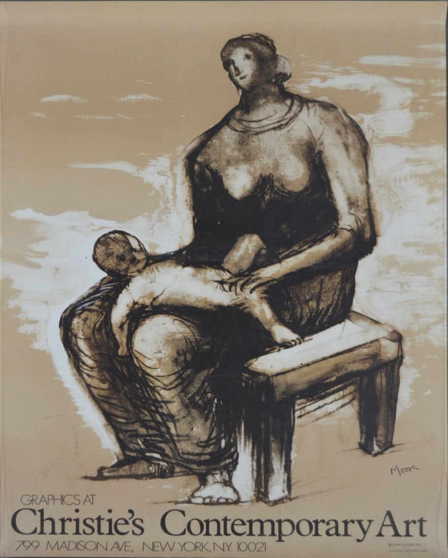 HENRY SPENCER MOORE EXHIBITION POSTER (1 of 4)