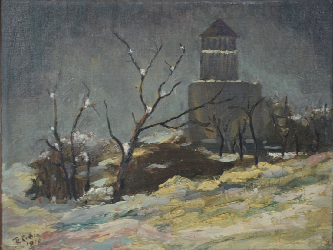 BENJAMIN RUBIN (1896-1998) PAINTING SIGNED (1 of 6)