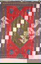 VERY FINE VINTAGE FLAT WEAVE CARPET RUG