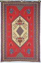 VERY FINE VINTAGE FLAT WEAVE CARPET RUG