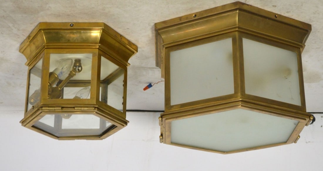 3 FINE BRASS CEILING LIGHTING FIXTURES CHANDELIER (1 of 9)