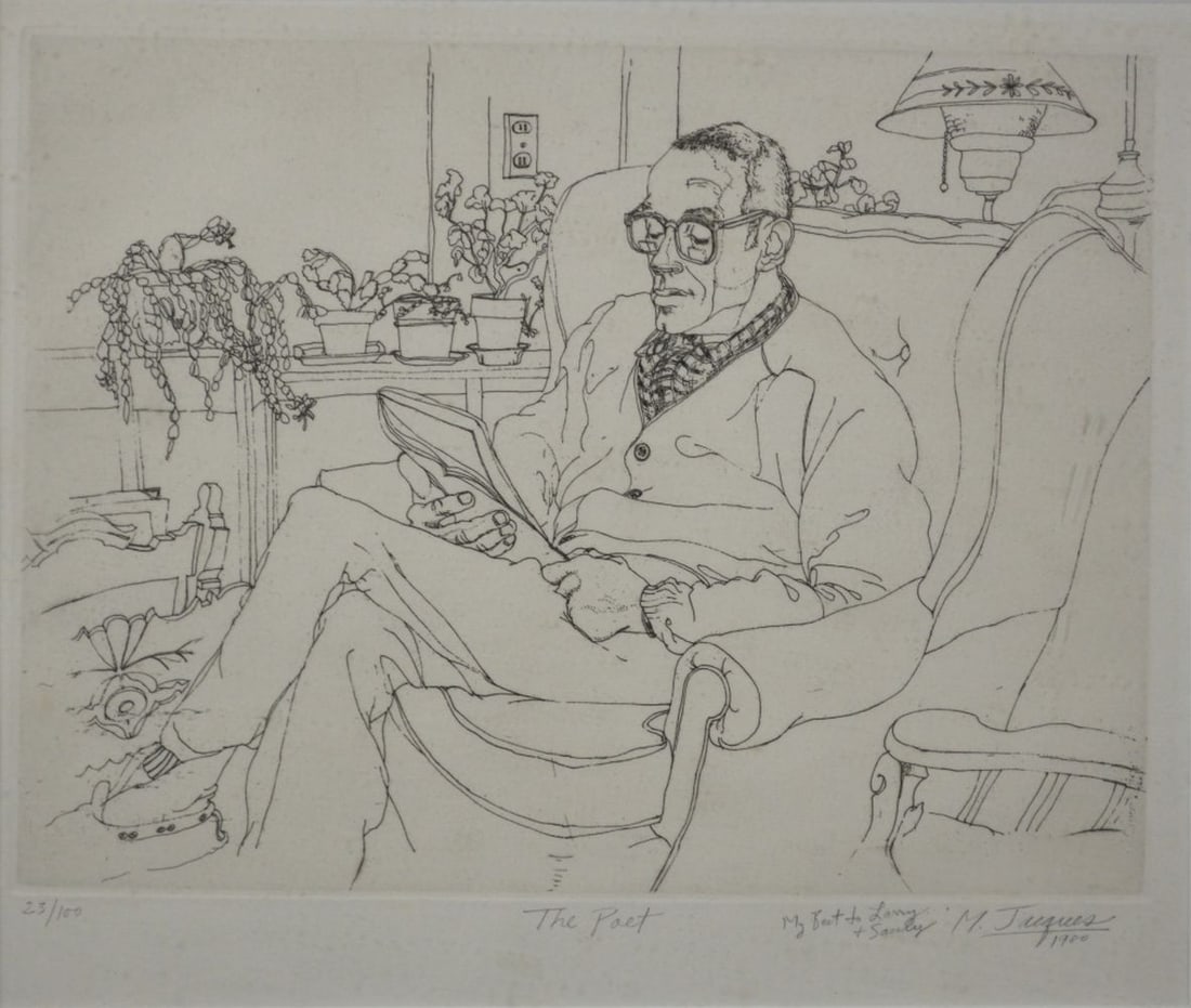 MICHAEL JACQUES LITHOGRAPH SIGNED (1 of 6)