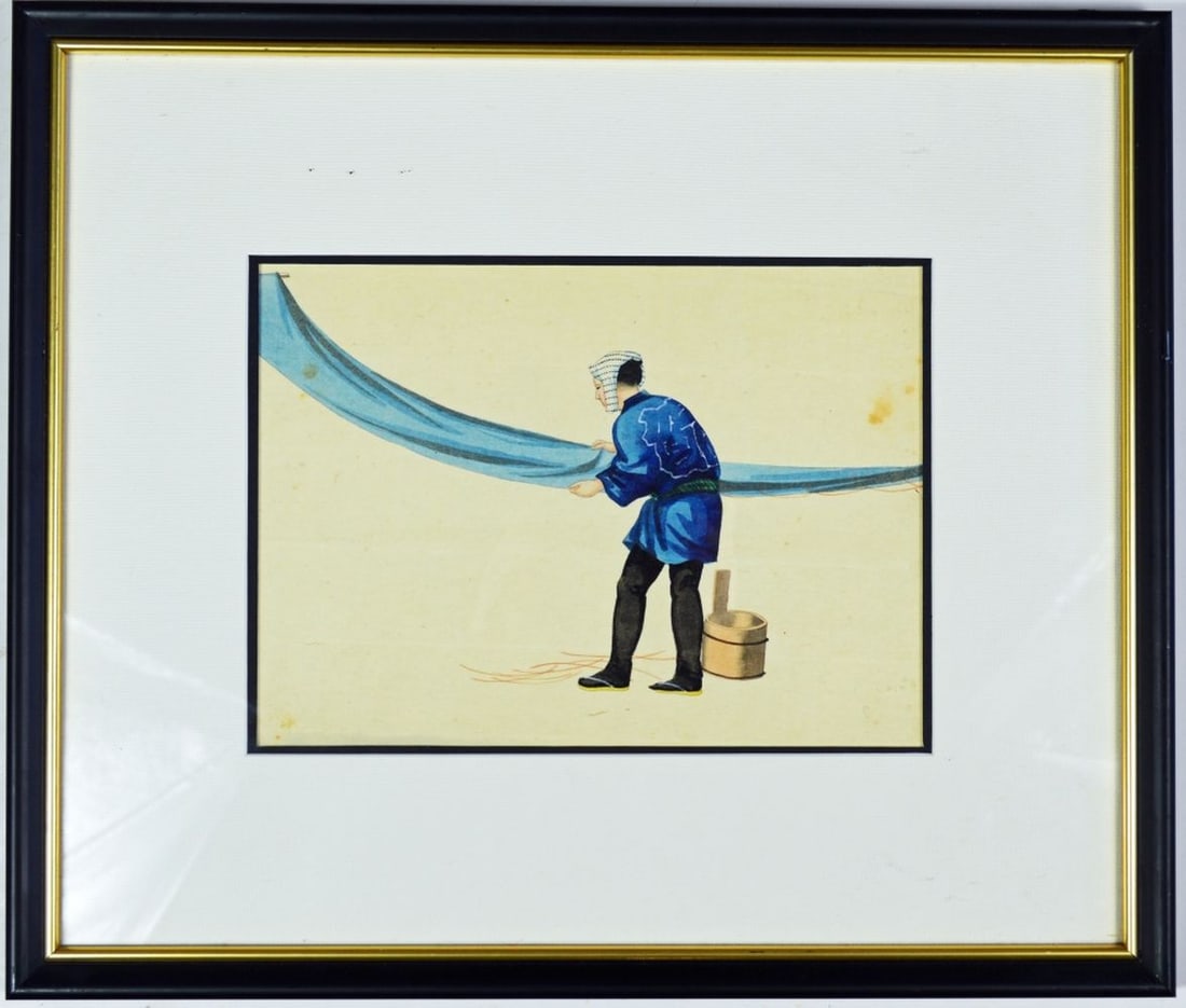 VINTAGE JAPANESE SCHOOL PAINTING (1 of 5)