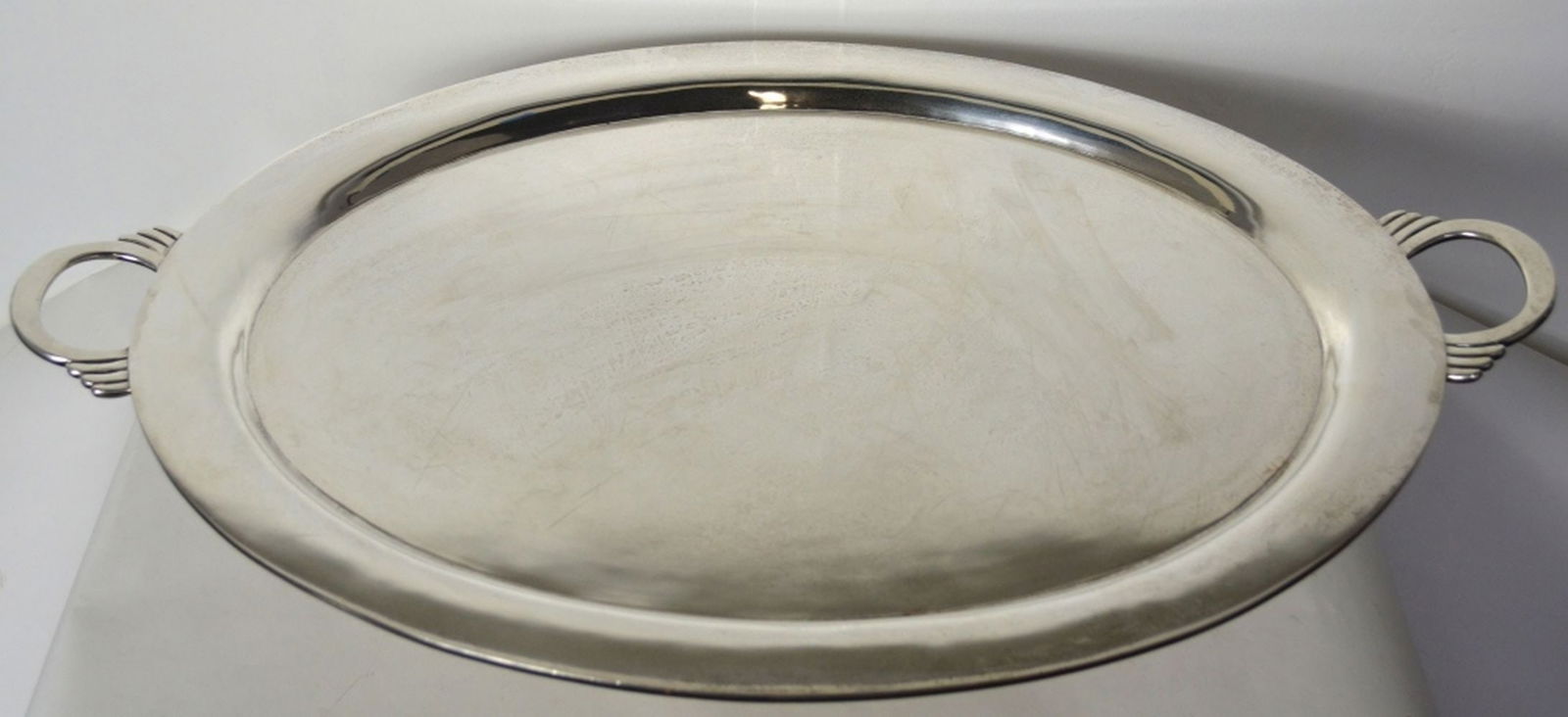 WILLIAM SPRATLING ATT. STERLING SILVER TRAY 103 OZ (1 of 9)