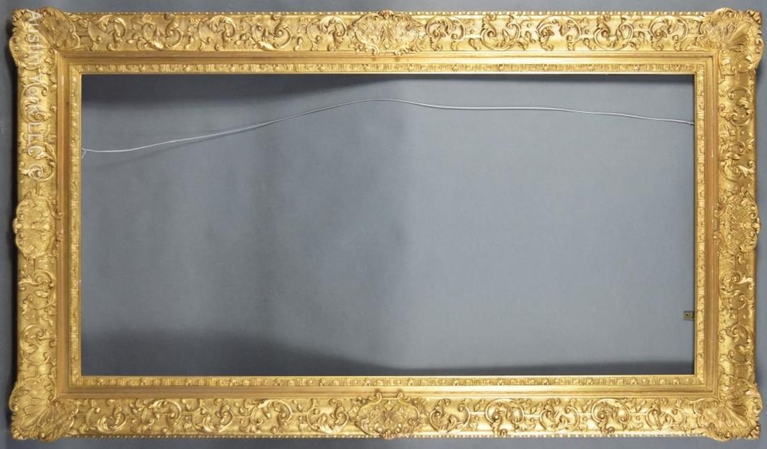 FINE LOUIS XIV STYLE GILT PAINTING FRAME (1 of 4)