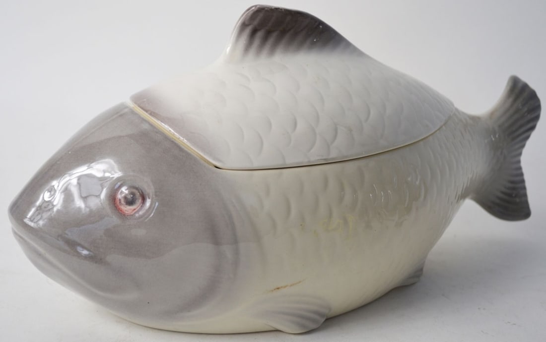 WAECHTERSBACH 4 PIECE PORCELAIN FISH SERVICE SET (1 of 20)