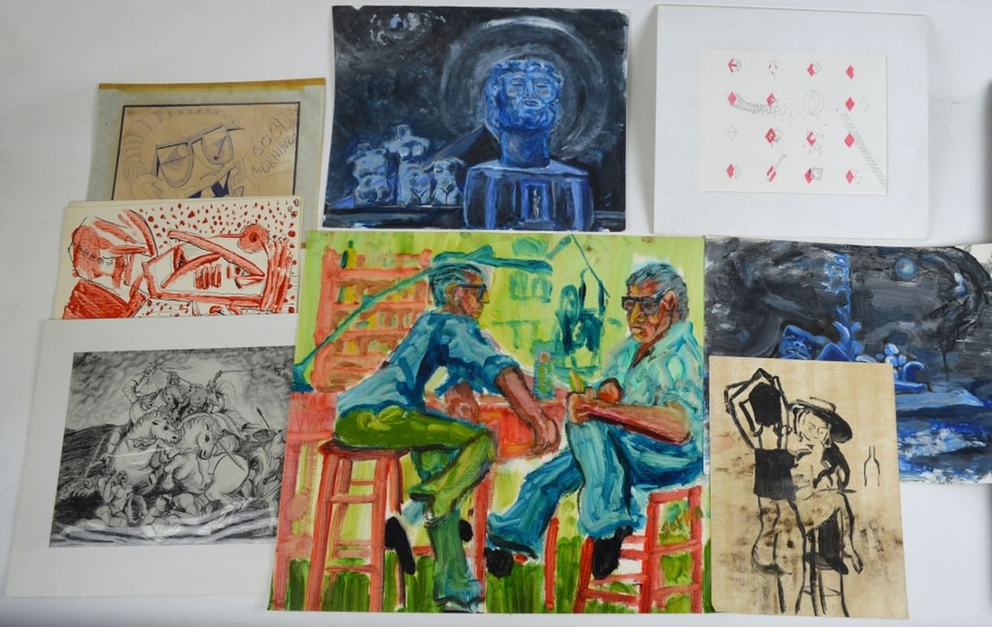 PORTFOLIO OF PAINTINGS AND ARTWORKS (1 of 6)