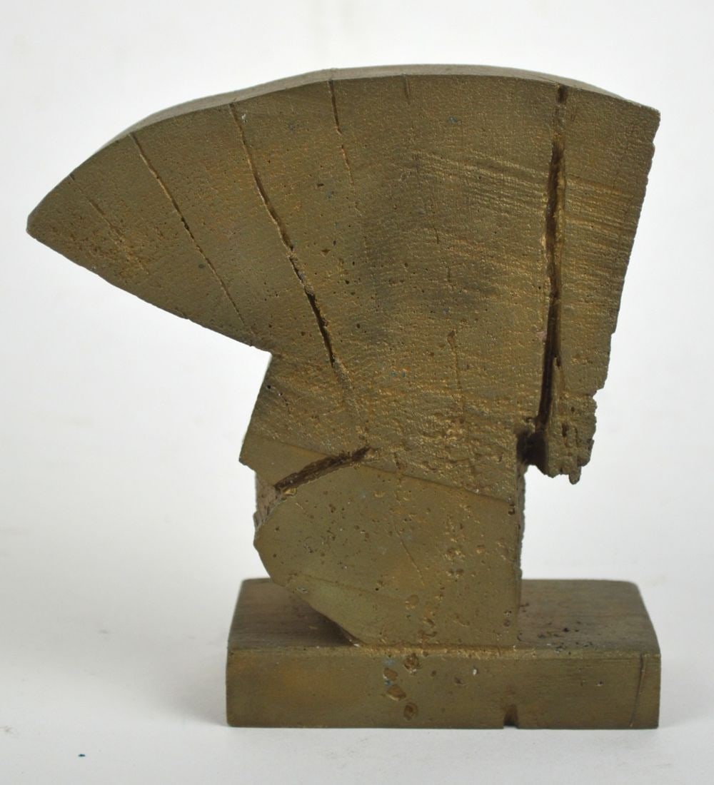 MODERN ABSTRACT BRONZE SCULPTURE (1 of 5)