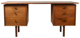 RICHARD ARTSCHWAGER (1923-2013) FINE WALNUT DESK