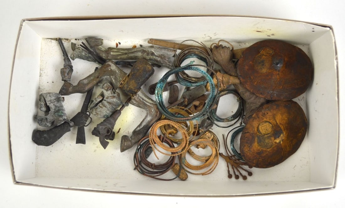 FINE CAST BRONZE HORSE AND RIDER ANATOMICAL PIECES (1 of 6)