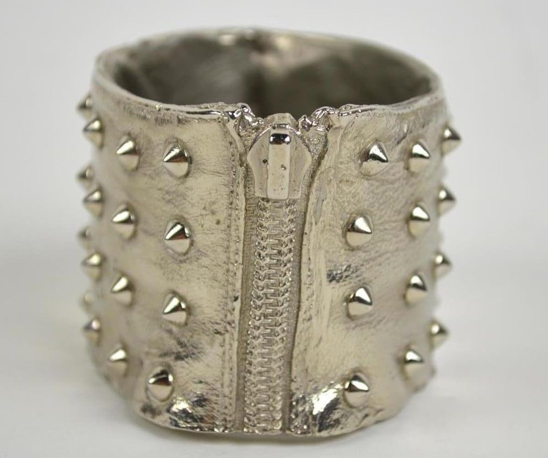 SILVIE FLEURY SPIKEY CUFF SCULPTURE SIGNED (1 of 5)