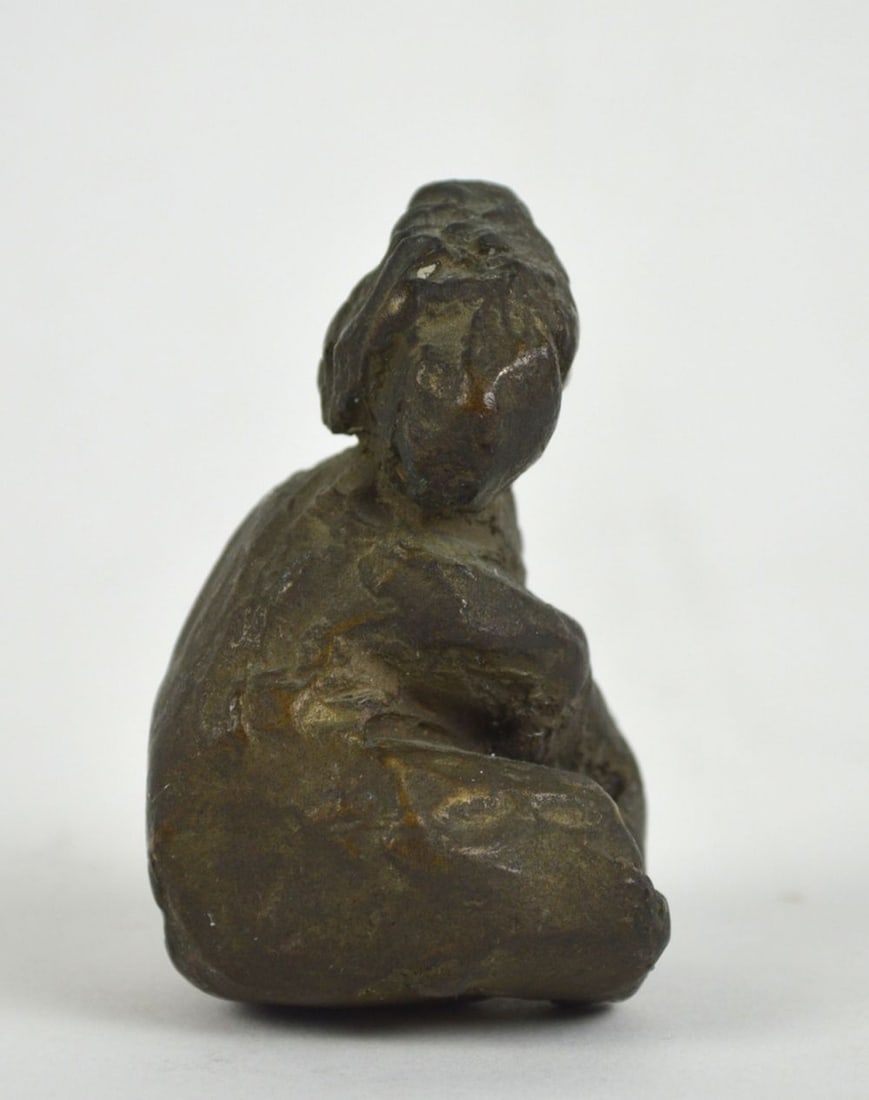 ABSTRACT POST MODERNIST BRONZE FIGURAL SCULPTURE (1 of 6)