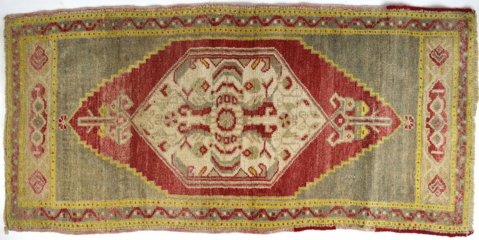 VINTAGE ORIENTAL SMALL RUG CARPET (1 of 7)