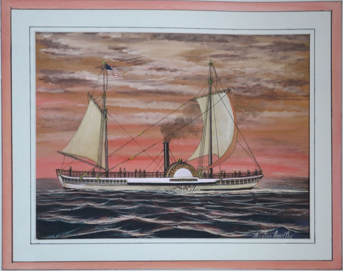 KRISTINA NEMETHY PAINTING SIGNED (1 of 8)